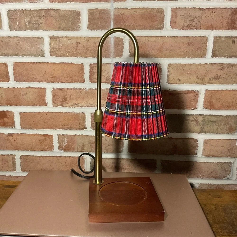 Laura Ashley plaid Candle Warmer NWOT